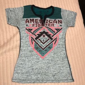 American Fighter graphic tee
